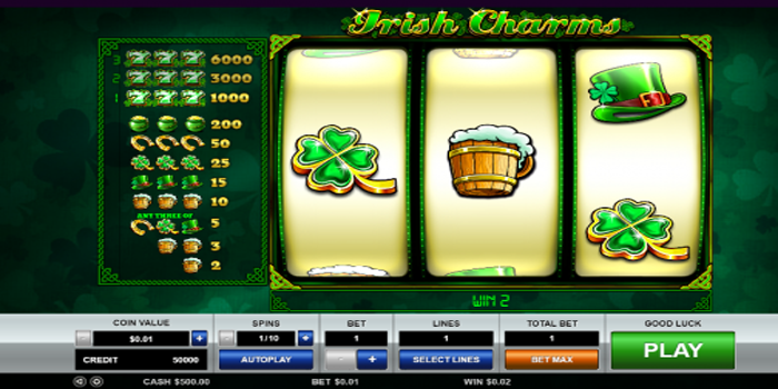 Cara Main Santai Untung Di Slot Lucky Irish Charms